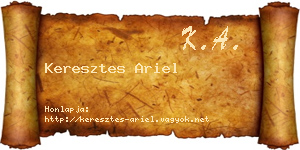 Keresztes Ariel névjegykártya